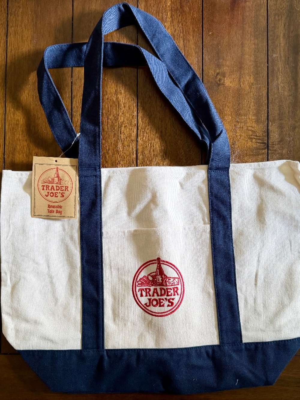 Trader Joe’s Reusable Canvas Tote Bag – New with Tags